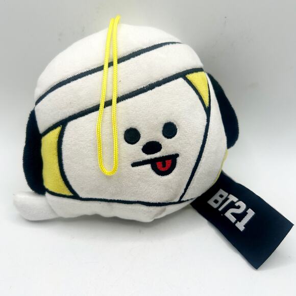 CHIMMY Mummy BT21 BTS Character Friends Plush Halloween Bag Charm K Pop - Picture 1 of 4